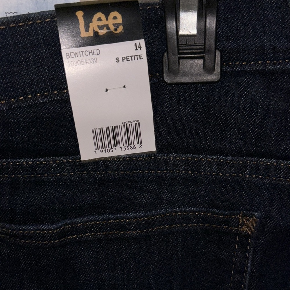 Lee 14 Petite Women denim pant straight leg10305403V 14 S - Picture 6 of 10